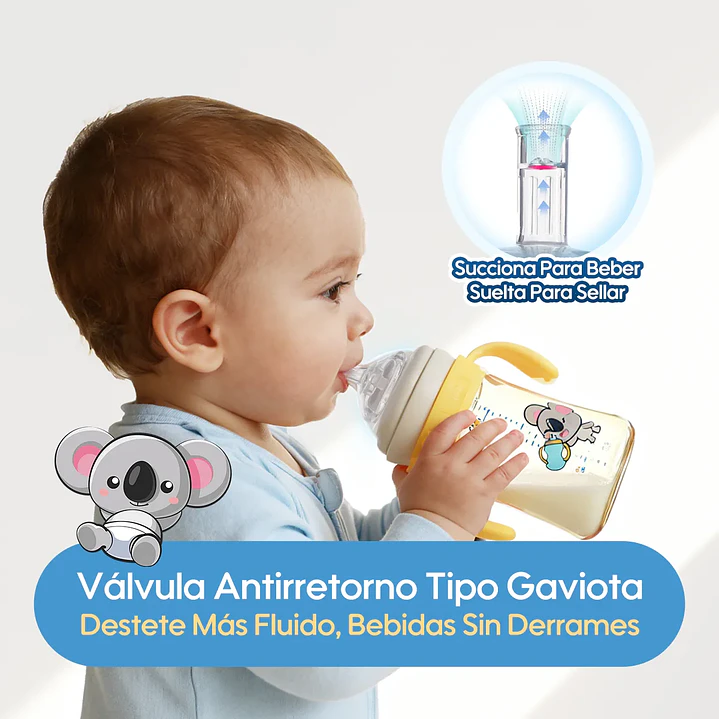 Mamadera Anticólicos Aiwibi Tritan Rosado 270 ml  4