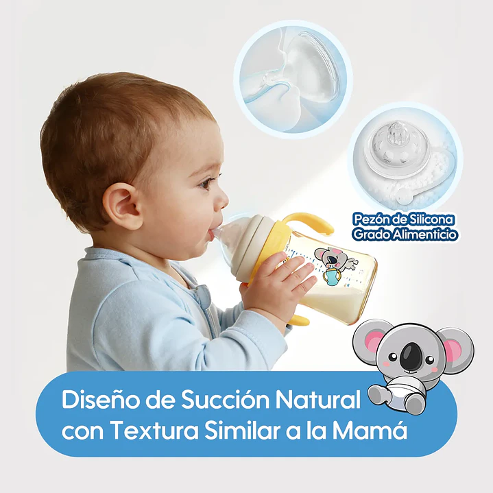 Mamadera Anticólicos Aiwibi Tritan Rosado 180 ml 4
