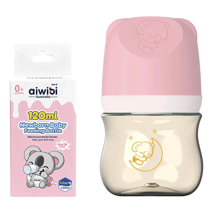 Mamadera Anticólicos Aiwibi Tritan 120 ml Flujo Lento 0-3 Meses 1