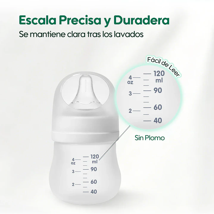 Mamadera Vidrio Anticólicos Aiwibi 0m+ 120ml 6