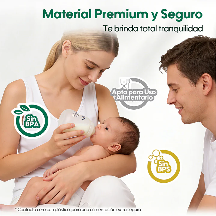 Mamadera Vidrio Anticólicos Aiwibi 0m+ 120ml 7