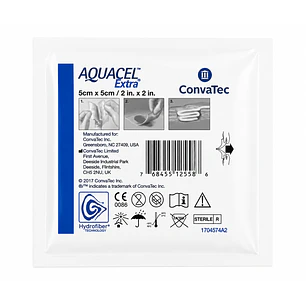 Aquacel Extra 5x5cm Convatec Apósito Hidrofiber (Unidad)