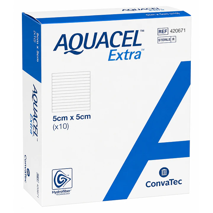 Aquacel Extra 5x5cm Convatec Caja x10 3