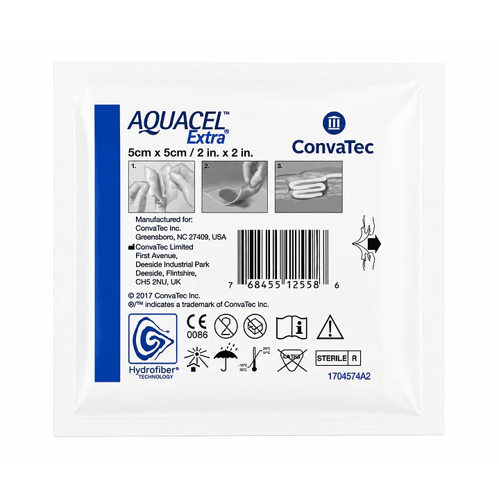 Aquacel Extra 5x5cm Convatec Caja x10 2