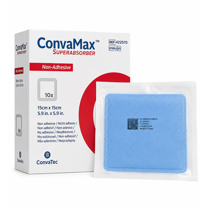 Convamax Superabsorbente 15x15cm (Unidad) 2