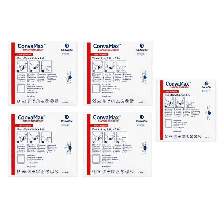 Convamax Superabsorbente 15x15cm Pack x5 1