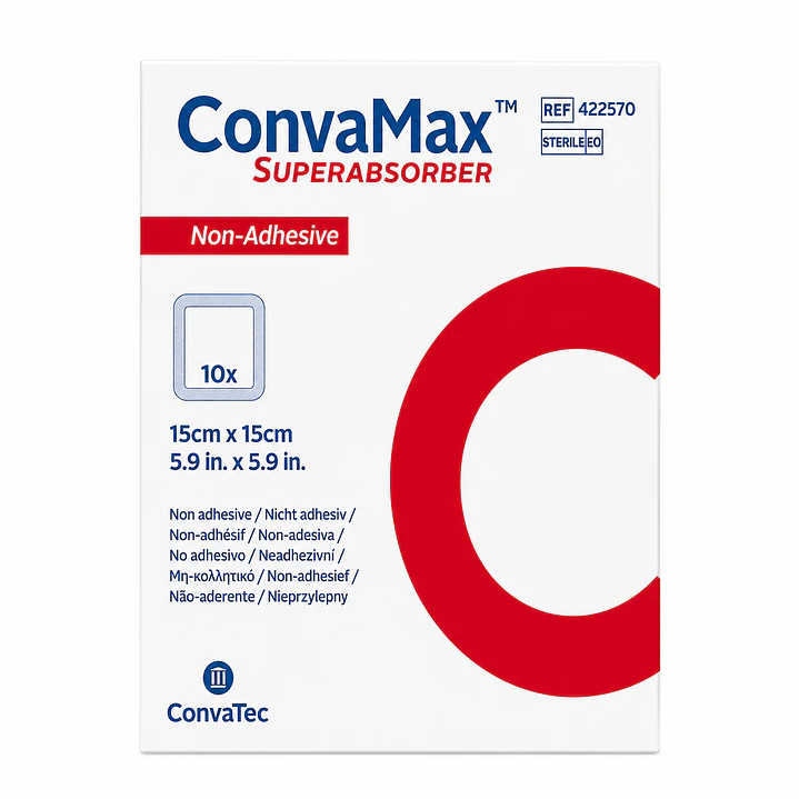 Convamax Superabsorbente 15x15cm Caja x10 2