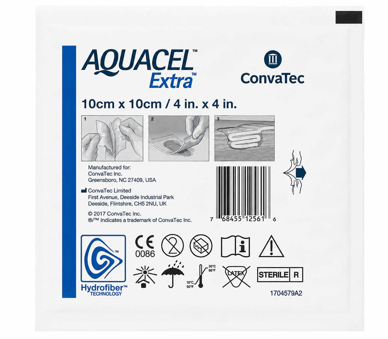 Aposito Aquacel Extra 10cmx10cm Convatec (unidad)