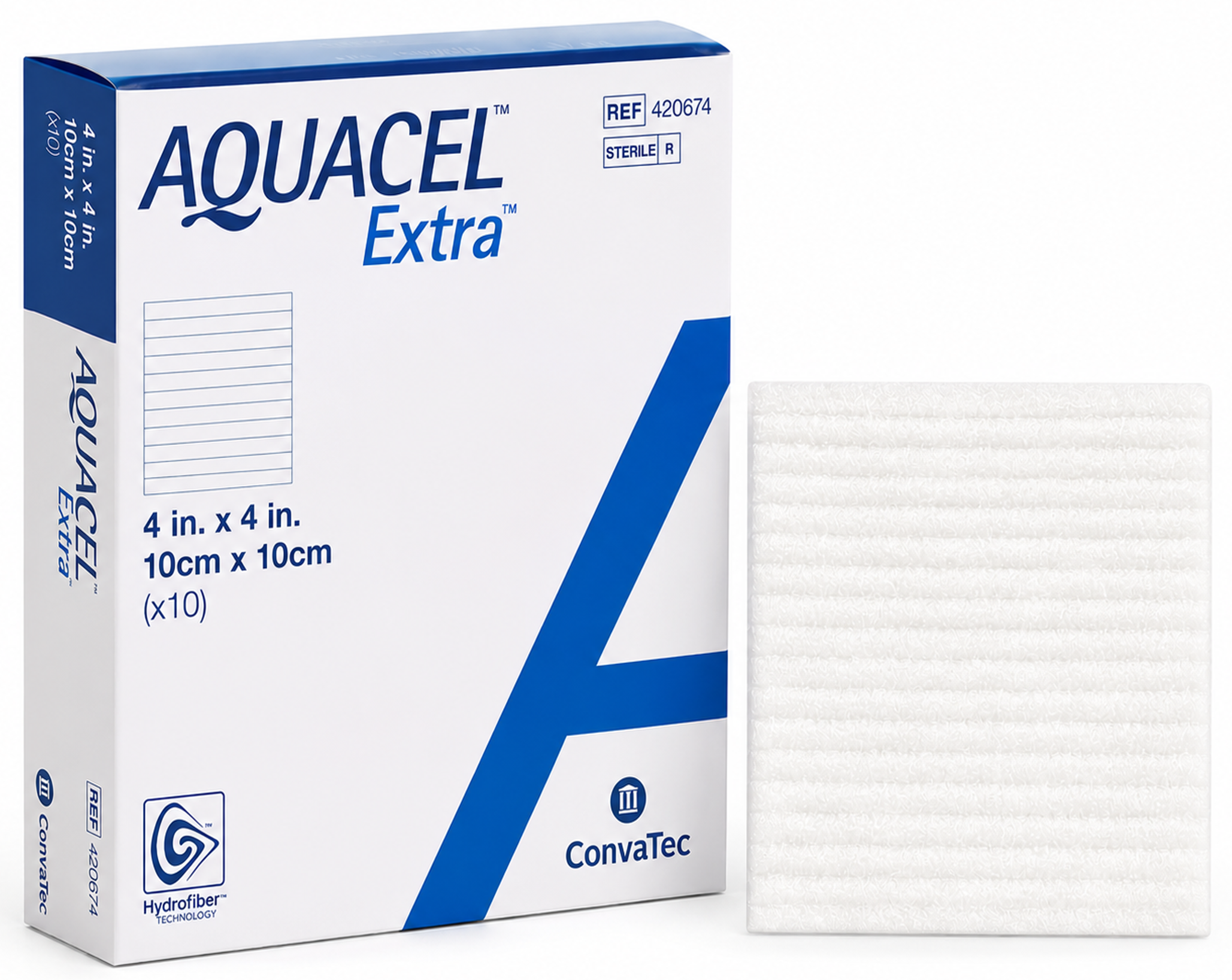 Aposito Aquacel Extra 10cmx10cm Convatec Caja x10