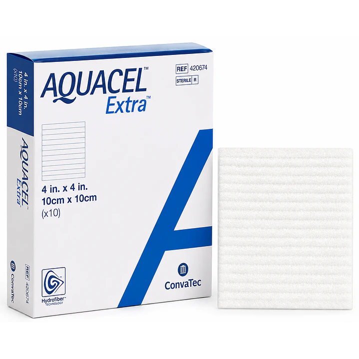 Aposito Aquacel Extra 10cmx10cm Convatec Caja x10 1