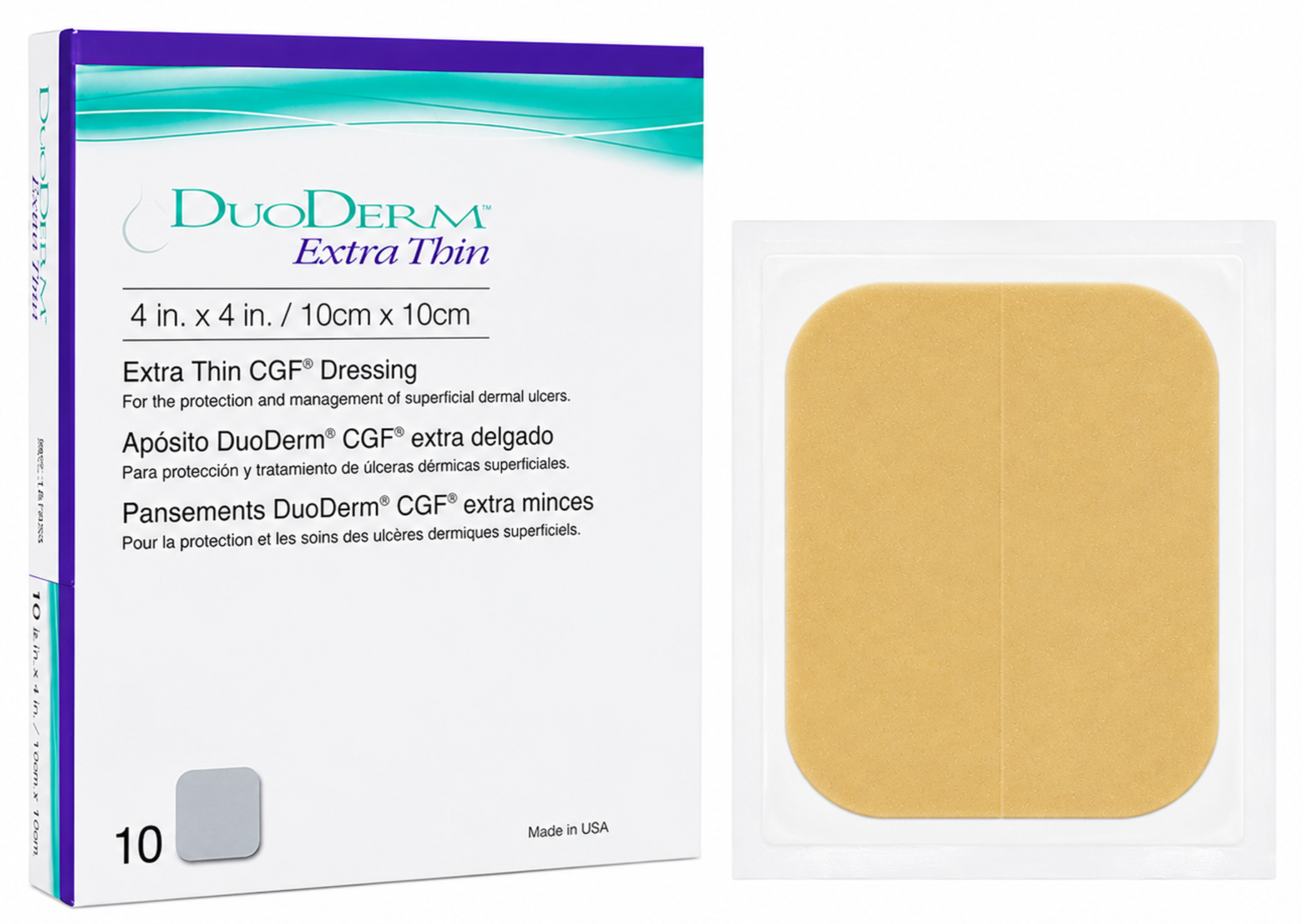 Duoderm Extra Thin 10x10 Convatec Caja x10