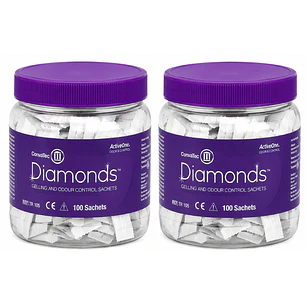 Diamonds Gelificante Control Anti Olor Ostomia Convatec x100 Pack x2