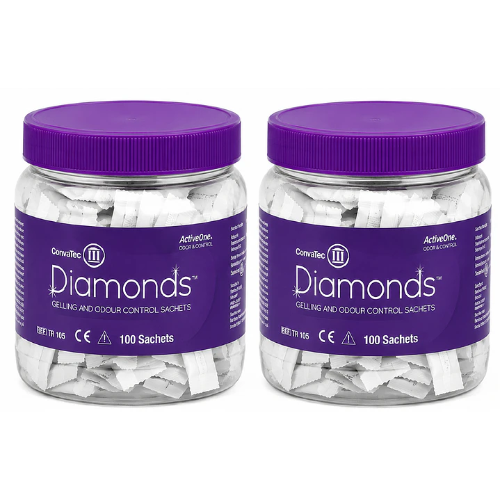 Diamonds Gelificante Control Anti Olor Ostomia Convatec x100 Pack x2 1