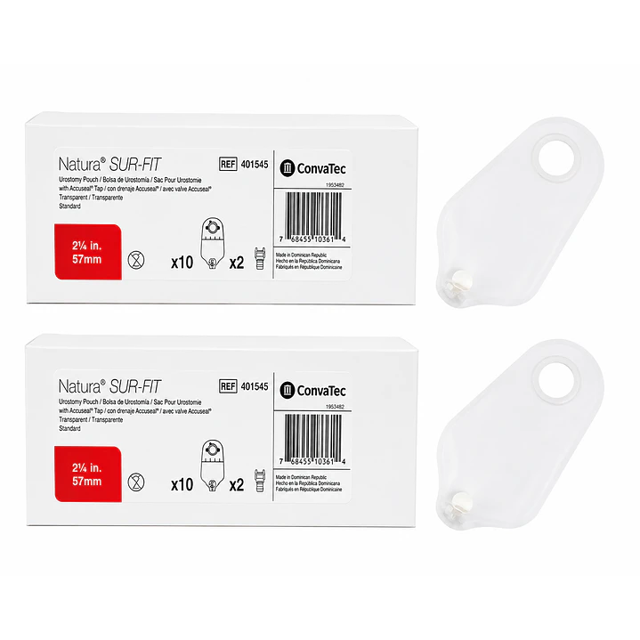 Bolsa Urostomía Natura Convatec 57mm x10 Pack x2 1