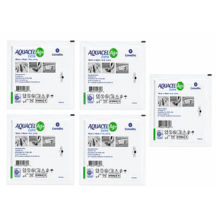 Aquacel Ag+ Extra 10x10cm Convatec Pack x5