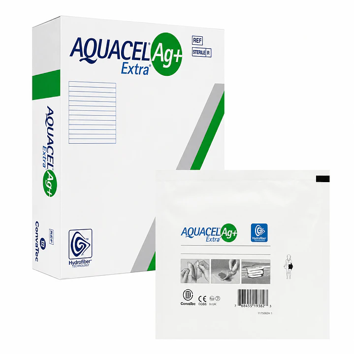 Aquacel Ag+ Extra 10x10cm Convatec Caja x10 1