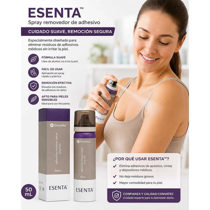 Esenta Removedor Adhesivo Spray 50ml Pack x2 4