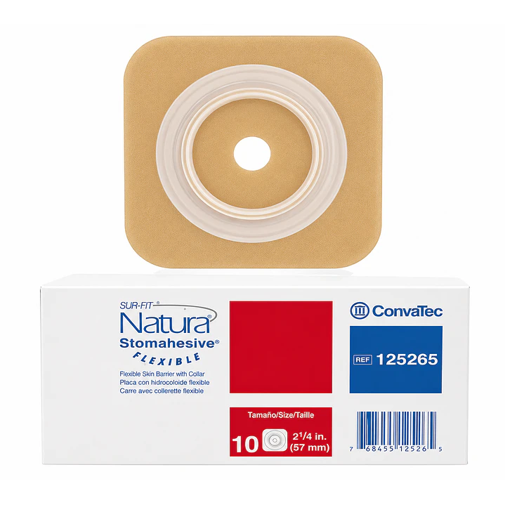 Barrera Placa Surfit Natura Flexible Convatec 57mm Caja x10 1