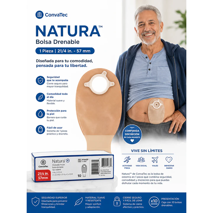 Bolsas Surfit Natura Flex 57mm Convatec Caja x10 5