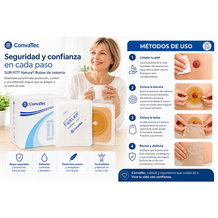 Barrera Surfit Natura Flex 70mm Convatec Pack x2 7