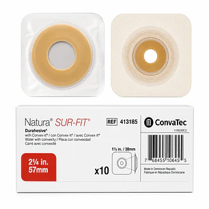 Placa Convexa Ostomía Convatec 57mm Caja x10