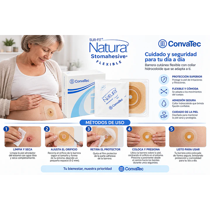 Placa Surfit Natura 45mm Convatec Caja x10 Pack x2 5