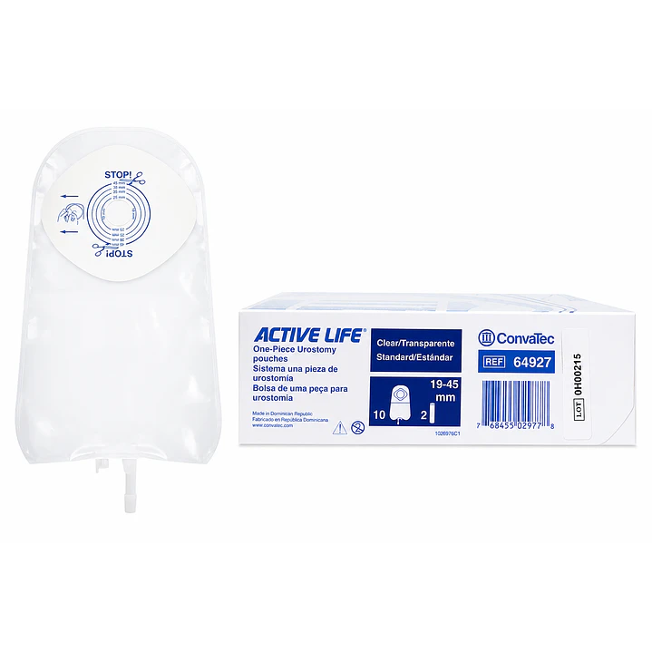 Bolsa Urostomía Active Life Convatec 19mm x10 Pack x2 3