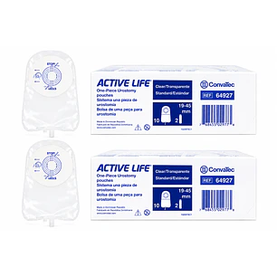 Bolsa Urostomía Active Life Convatec 19mm x10 Pack x2