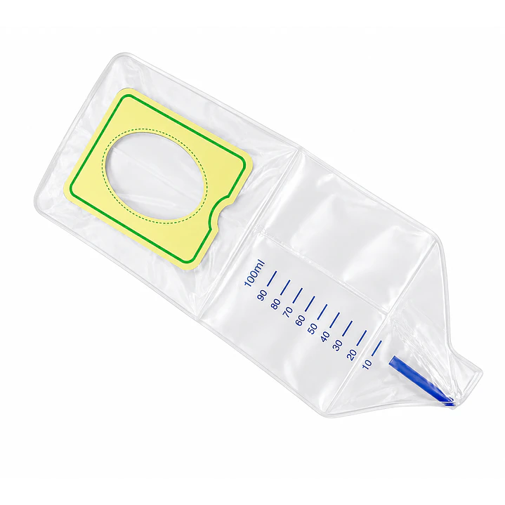 Bolsa Recolectora De Orina Pediatrico 100 Ml Pack X50   2