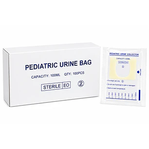 Bolsa Recolectora De Orina Pediatrico 100 Ml Caja x100