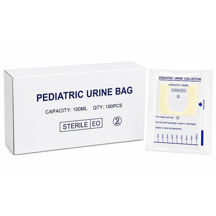 Bolsa Recolectora De Orina Pediatrico 100 Ml Caja x100 1