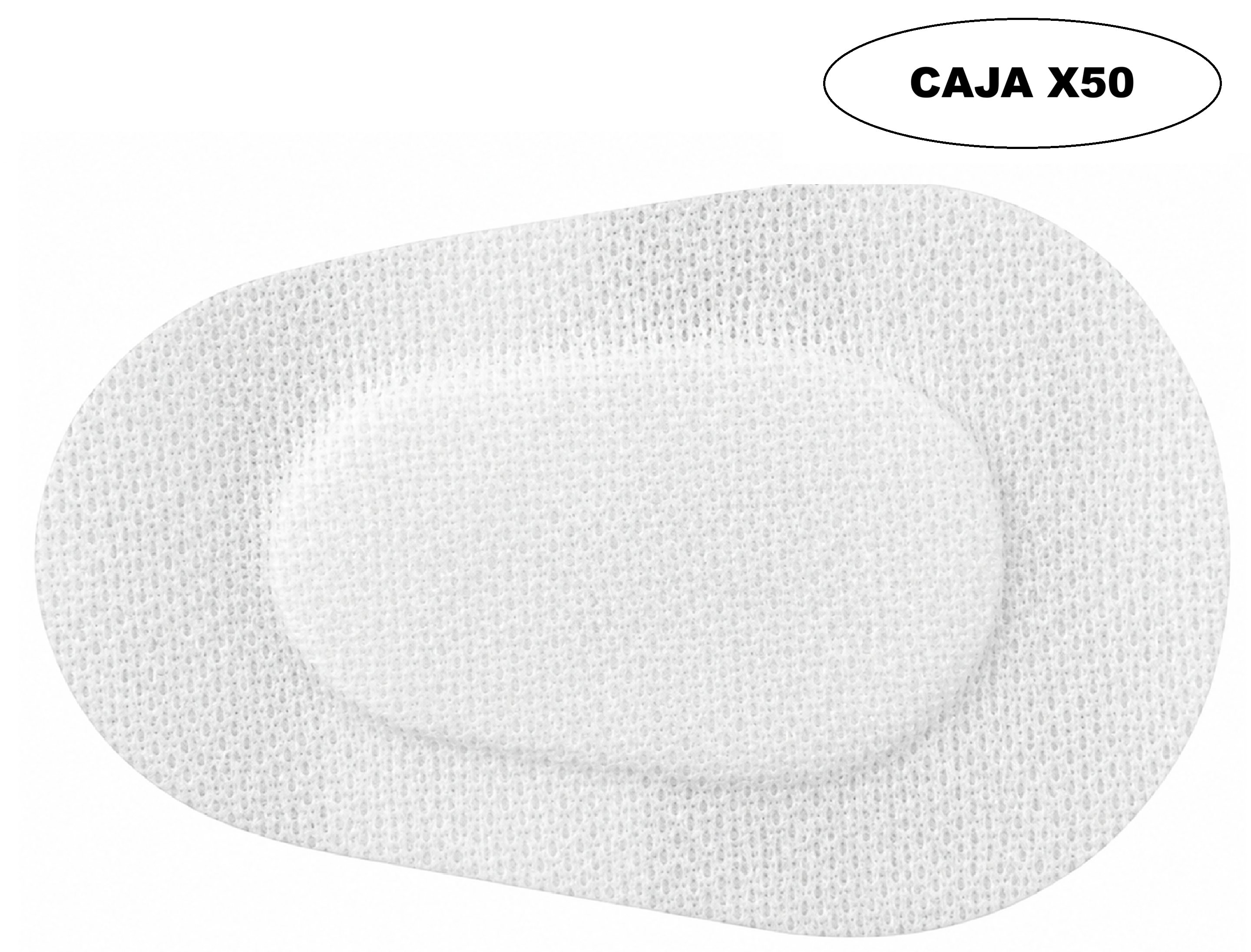 Parche Ocular Esteril 9.5x6.5mm Caja X50