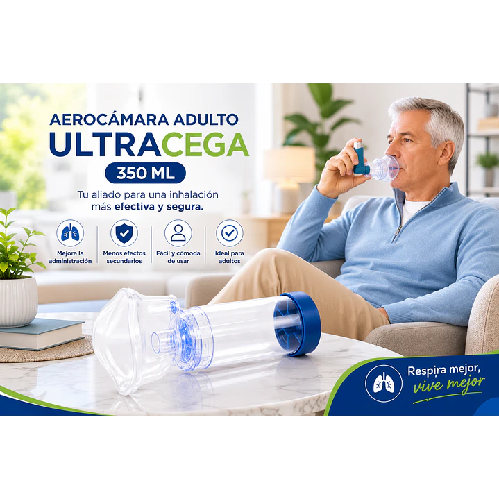 Aerocámara Adulto Ultracega 350ml 3