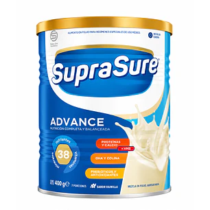 SupraSure Advance Vainilla 400 g Suplemento Nutricional
