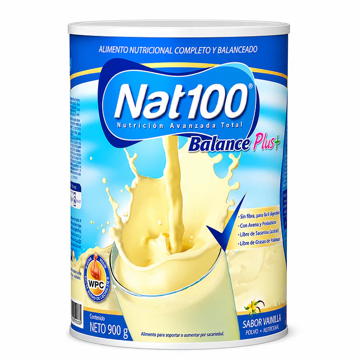 Nat100 Balance Plus 900g Sabor Vainilla 1