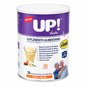 Vivalite Up Con Hmb Suplemento Alimentario Vainilla 900g
