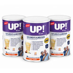 Vivalite Up Con Hmb Suplemento Alimentario Vainilla 900g Pack x3 