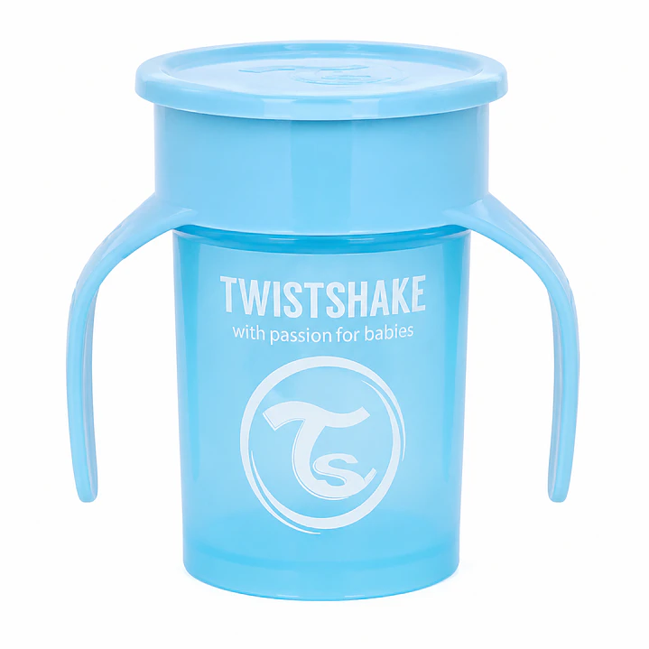 Vaso De Entrenamiento Twistshake 360 Niños 230 Ml Azul Pastel 1