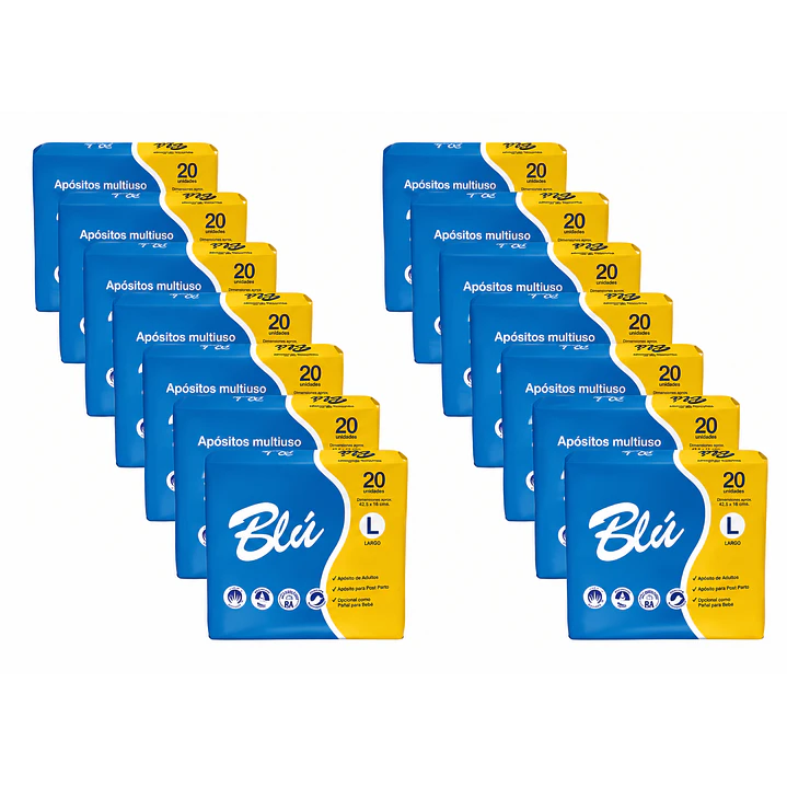 Apósito Blu Toalla Postparto Talla L X20 Unidades PACK X14 1