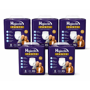 Comodity Pañal Tipo Calzon Talla Xg - 8uds Talle Extra Grande Pack x5
