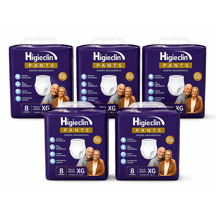 Comodity Pañal Tipo Calzon Talla Xg - 8uds Talle Extra Grande Pack x5 1