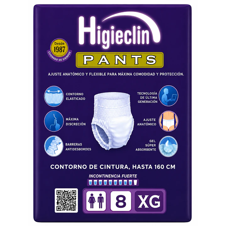 Comodity Pañal Tipo Calzon Talla Xg - 8uds Talle Extra Grande 4