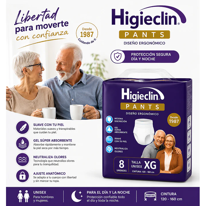 Comodity Pañal Tipo Calzon Talla Xg - 8uds Talle Extra Grande Pack X10 6