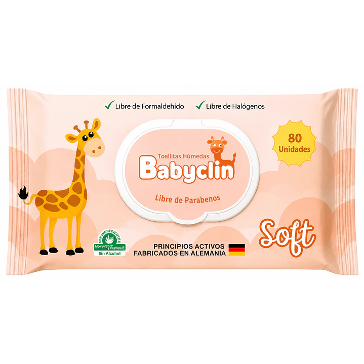 Toallas Húmedas Babyclin Soft X80 Unidades 1