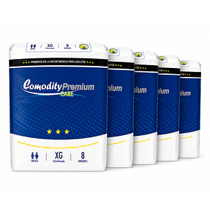 Pañal Para Adulto Comodity Premium Talla Xg - 80unidades Pack X5