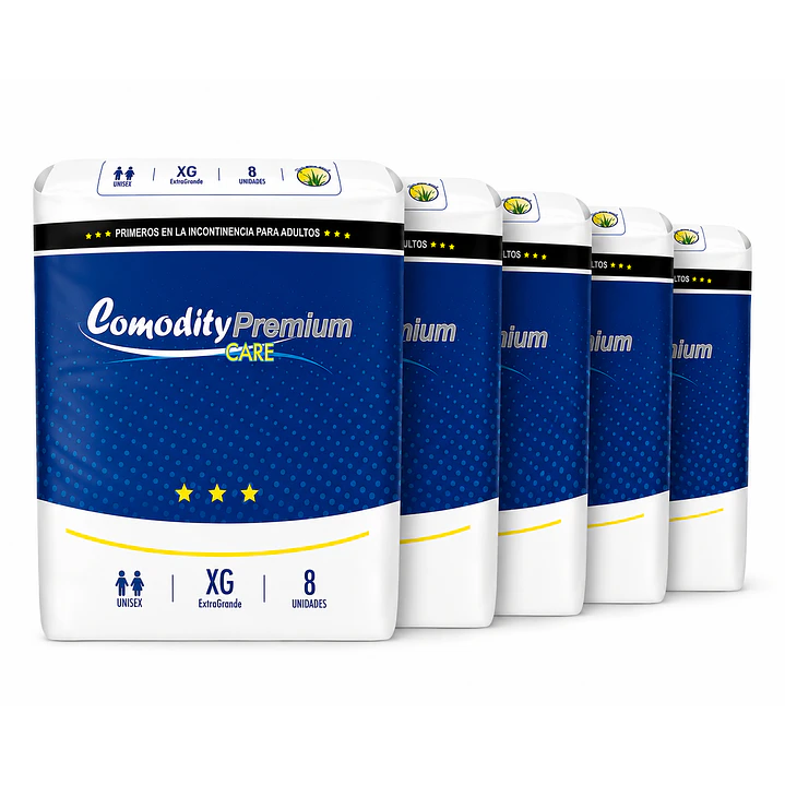 Pañal Para Adulto Comodity Premium Talla Xg - 80unidades Pack X5 1