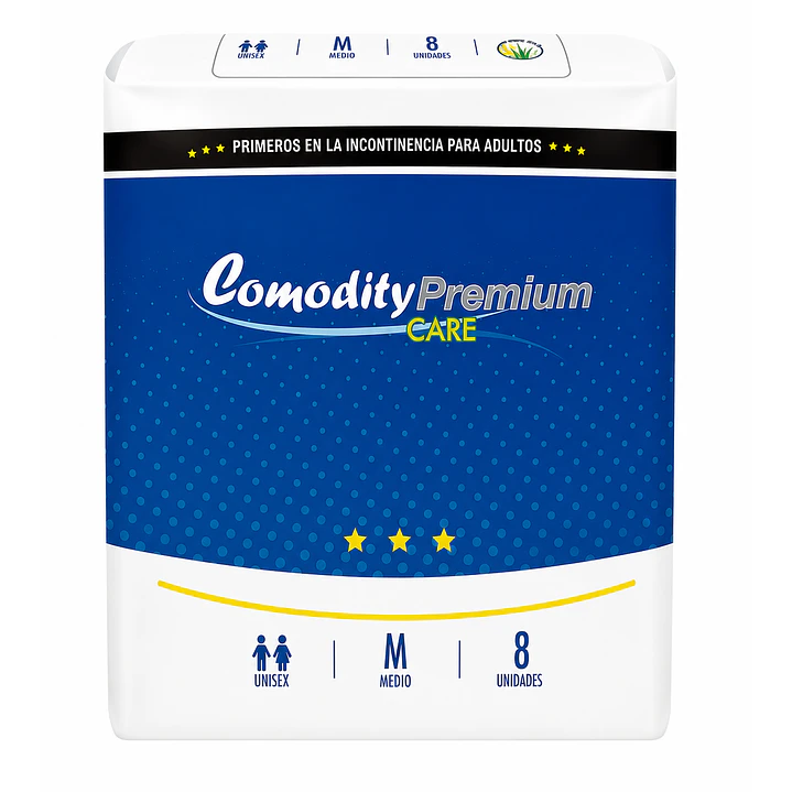 Pañal Adulto Comodity Premium Talla M 8 Unidades Talle Mediano Pack X5 2