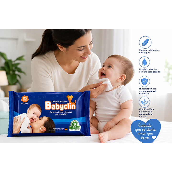 Toallas Húmedas Babyclin Niños X50 Unidades 3
