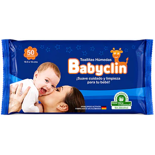 Toallas Húmedas Babyclin Niños X50 Unidades