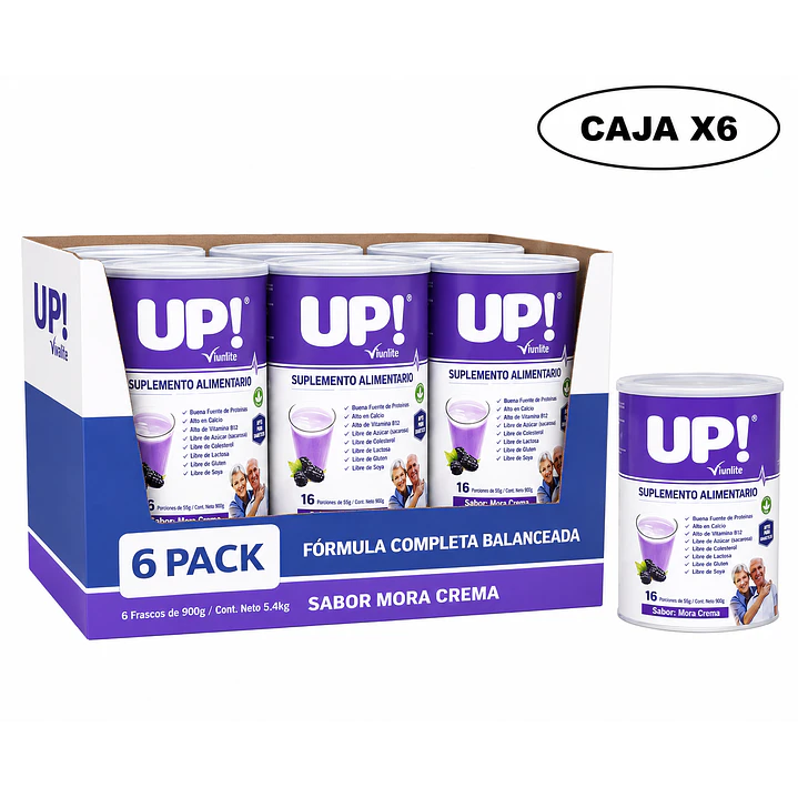 Vivalite Up Suplemento Alimentario 900g Caja x6 1